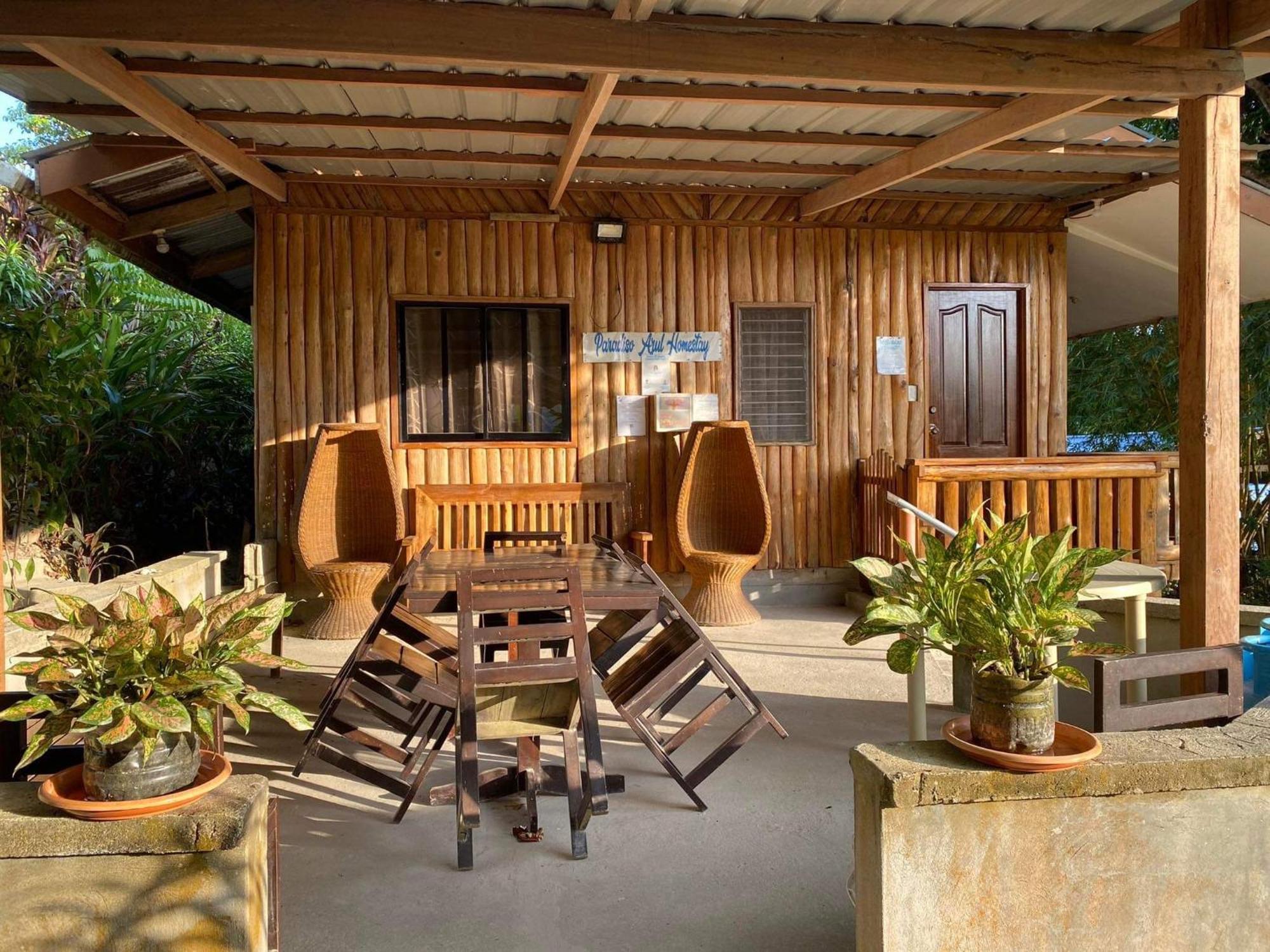 Port Barton - Paradiso Azul Campsite Beachfront With Internet サン・ヴィチェンテ エクステリア 写真