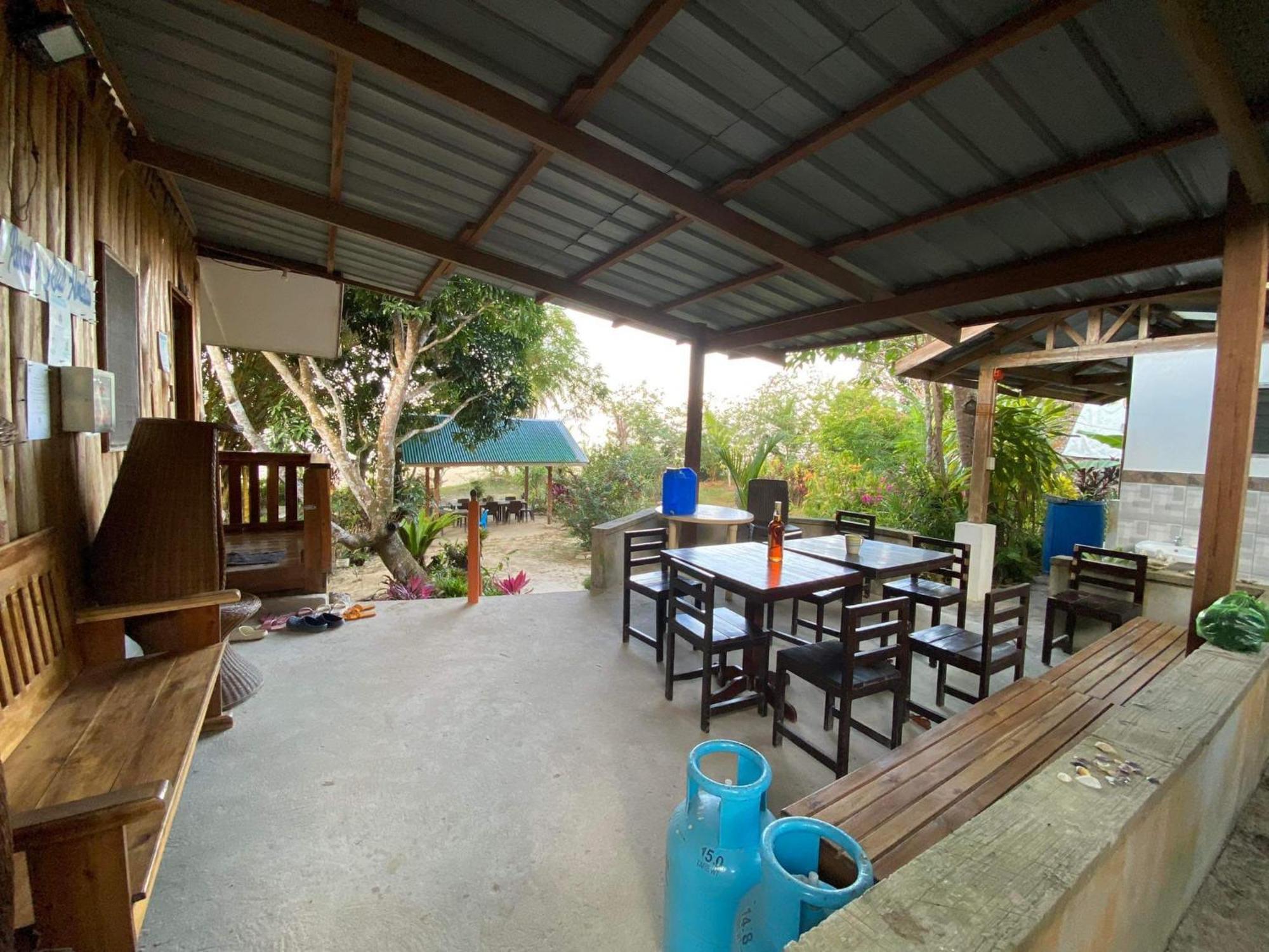 Port Barton - Paradiso Azul Campsite Beachfront With Internet サン・ヴィチェンテ エクステリア 写真